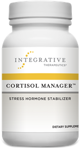 A bottle of Intergrative Therapeutics Cortisol Manager
