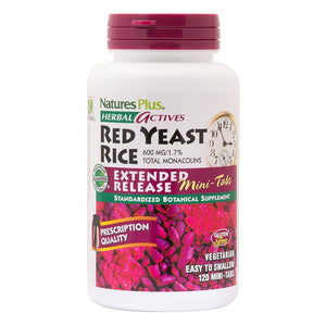 Herbal Actives Red Yeast Rice 600 mg Extended Release Mini-Tabs