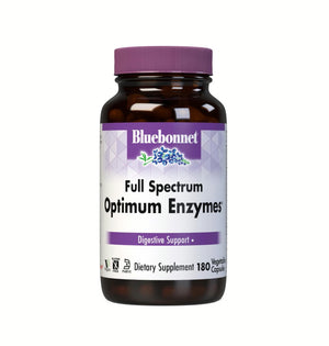 Full Spectrum Optimum Enzymes - Bluebonnet - 180 capsules