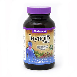 A bottle of Bluebonnet Targeted Choice® Thyroid Boost