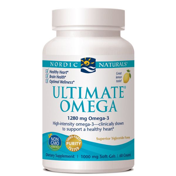 A bottle of Nordic Naturals Ultimate Omega