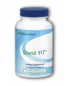 A bottle of Nutra BioGensei Sterol 117™