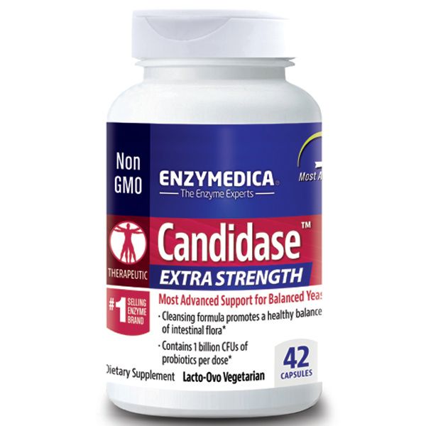 A bottle of Enzymedica Candidase™ Extra Strength Candidase™ Extra Strength - Enzymedica - 42 capsules