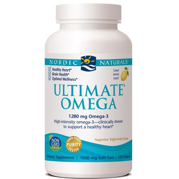 A bottle of Nordic Naturals Ultimate Omega