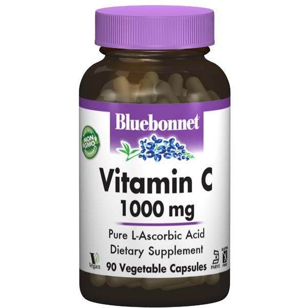 A bottle of Bluebonnet Vitamin C 1000 mg