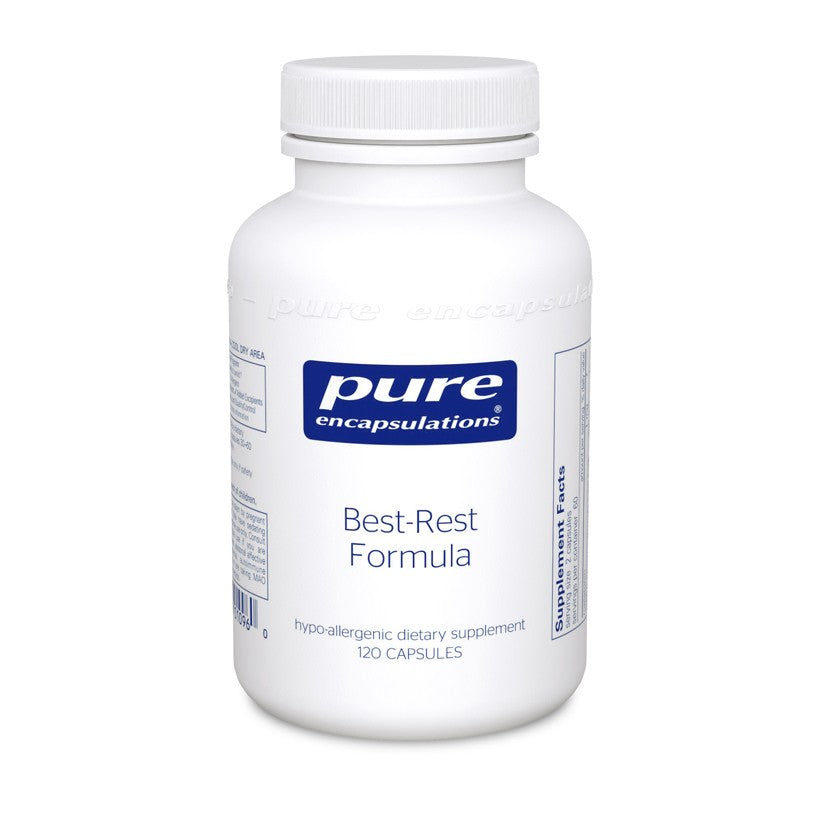 A bottle of Pure Best-Rest Formula