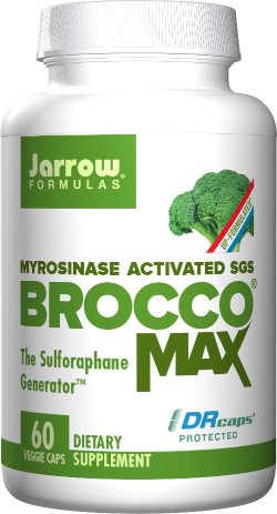 A bottle of Jarrow BroccoMax