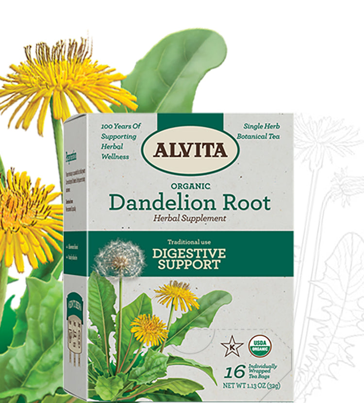 Dandelion Root Tea - Alvita - 16 tea bags