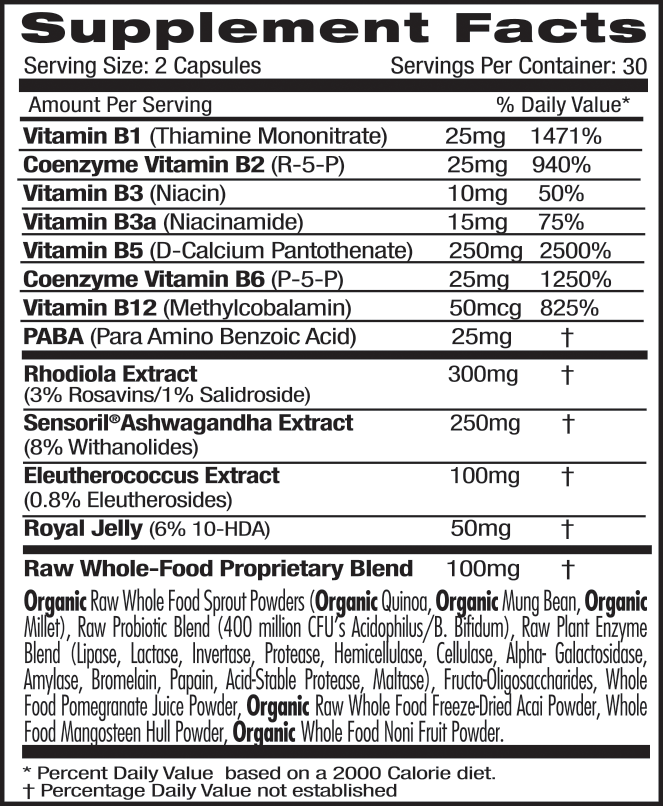 A jar for Emerald Adrenal Health