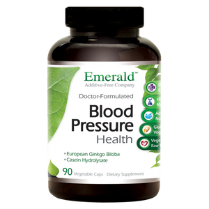 A jar of Emerald Blood Pressure Health