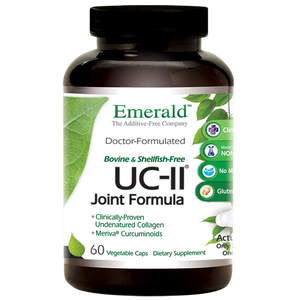 A bottle of Emerald UC-II Joint Formula