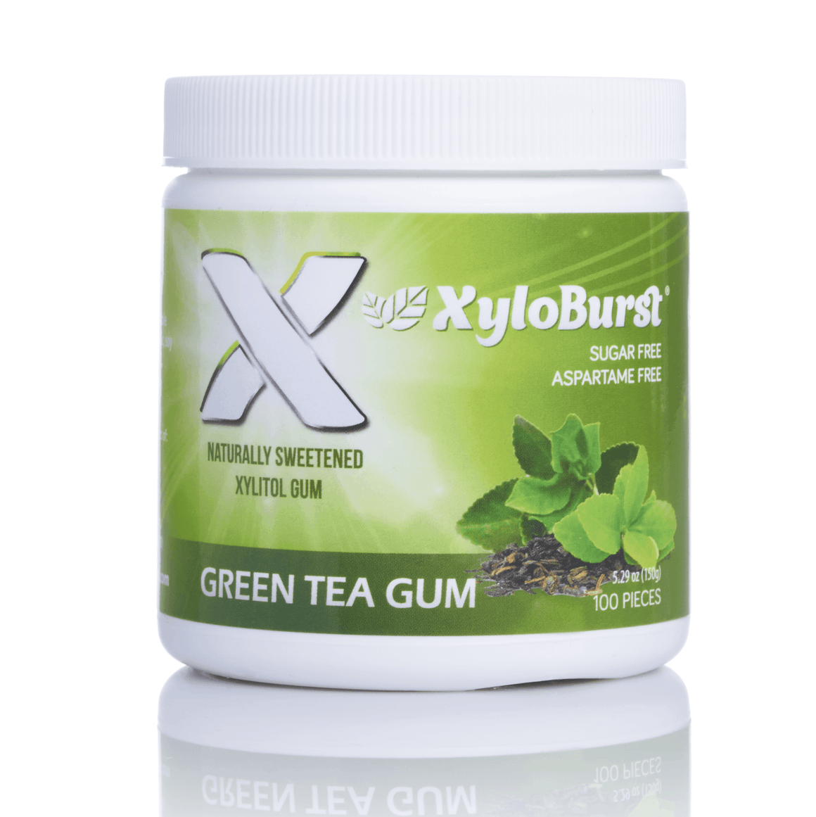 XyloBurst Green Tea Xylitol Gum