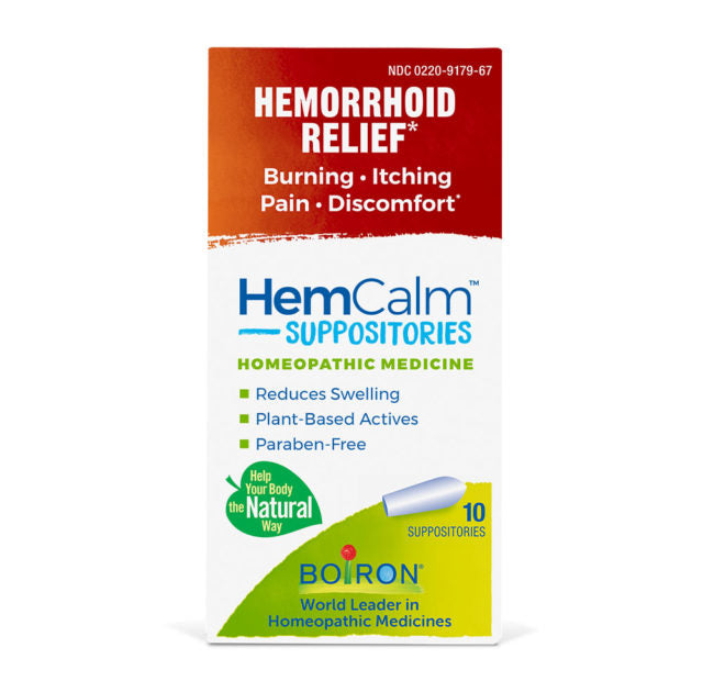 HemCalm® Suppositories - Boiron - 10 suppositories
