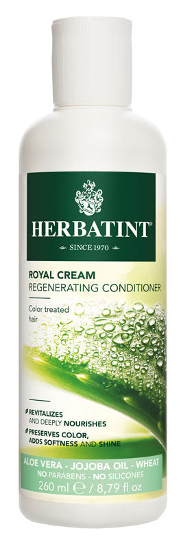 A bottle of Herbatint Royal Cream Rinse Conditioner