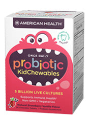 Probiotic kidChewables Strawberry Vanilla  American Health 30 chew tab