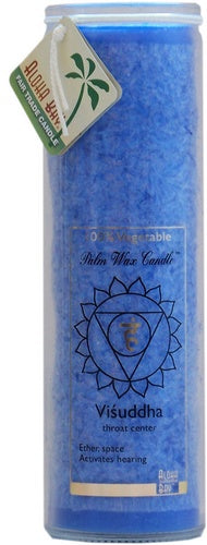 Candle Chakra Energy Jar Positive Energy Blue Aloha Bay
