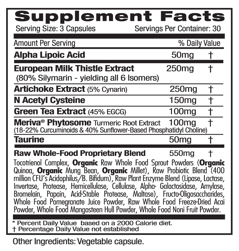 A bottle of Emerald Liver Health