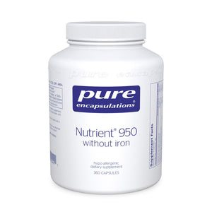 A jar of Pure Nutrient 950® without Iron