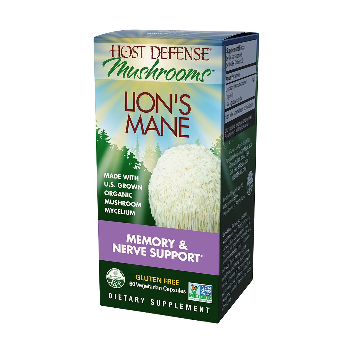 Lion's Mane capsules - Host Defense - 60 capsules