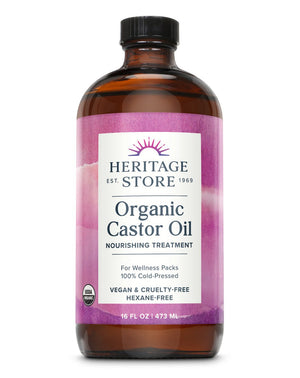 Organic Castor Oil - Heritage Store - 16 fl oz
