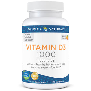 Vitamin D3 1000 orange - Nordic Naturals - 120 softgels