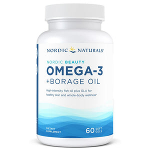 Nordic Beauty Omega-3+Borage Oil - Nordic Naturals - 60 softgels
