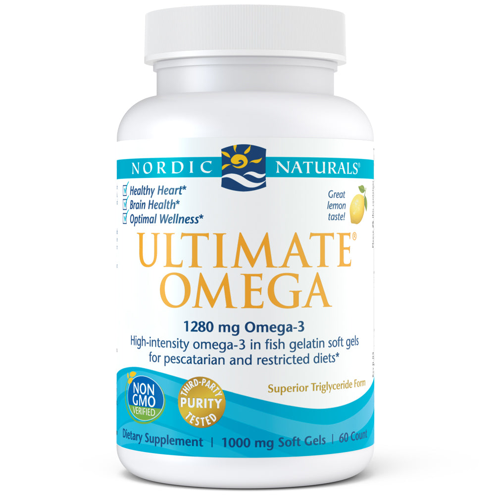 Ultimate Omega in Fish Gelatin - Nordic Naturals - 60 softgels