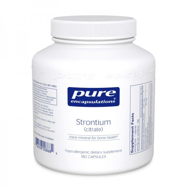 A jar of Pure Strontium (citrate)