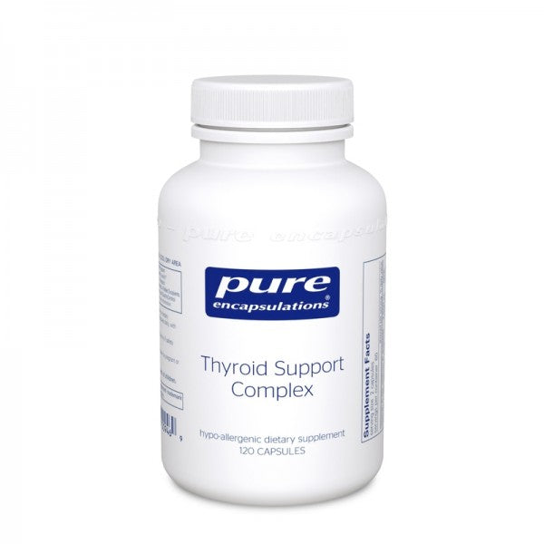 A bottle of Pure Thyroid Support Complex‡