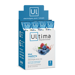 A package of Ultima Replenisher - Blue Raspberry
