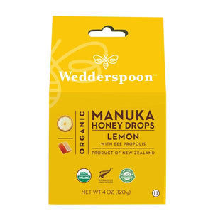 Organic Manuka Honey Drops - Lemon