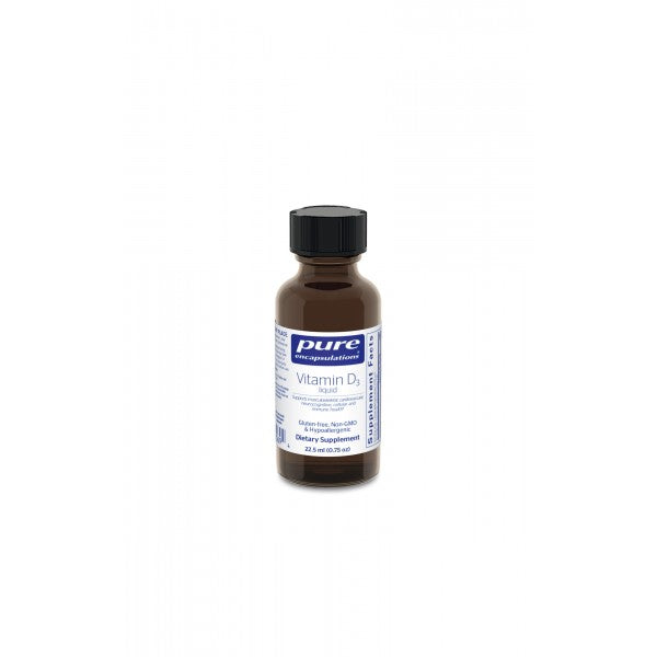 A bottle of Pure Vitamin D3 liquid