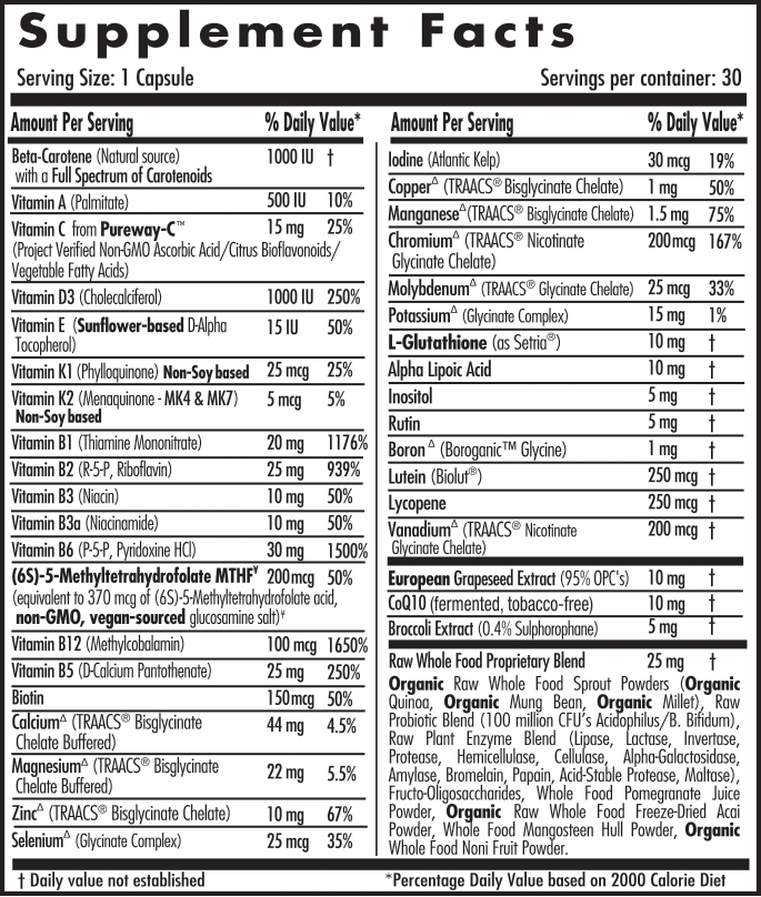 A bottle of Emerald Women's 45+ 1-Daily Multi