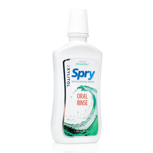 Spearmint Natural Oral Rinse - Spry - 16 fl oz