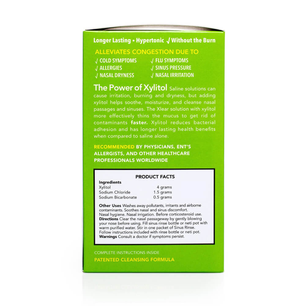 Xlear Natural Sinus Rinse Packets - 50 count / 6 gram each ...