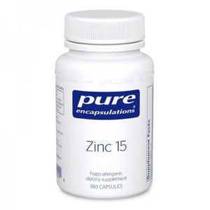 A bottle of Pure Zinc 15