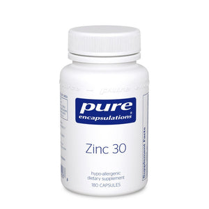 A bottle of Pure Zinc 30