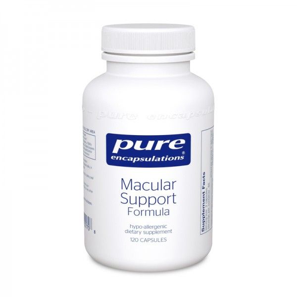 A bottle of Pure Macular Support Formula
