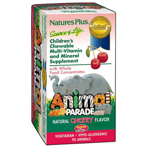 A package for Nature's Plus Animal Parade® Children's Chewable Multi Cherry