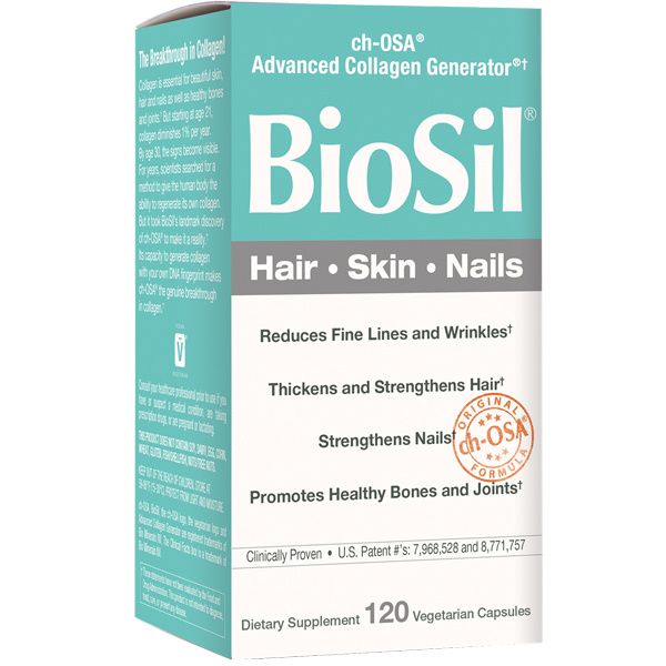 A Package of Natural Factors BioSil® Hair, Skin, Nails