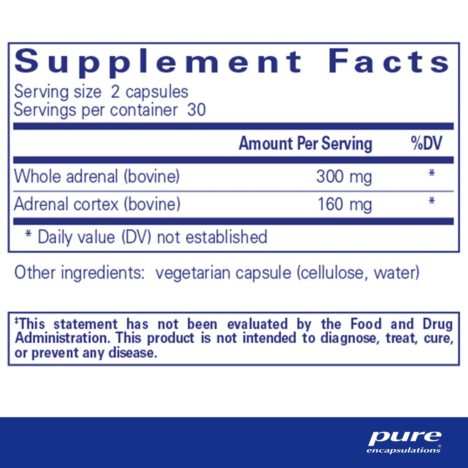 Adrenal - Pure Encapsulations - 60 capsules
