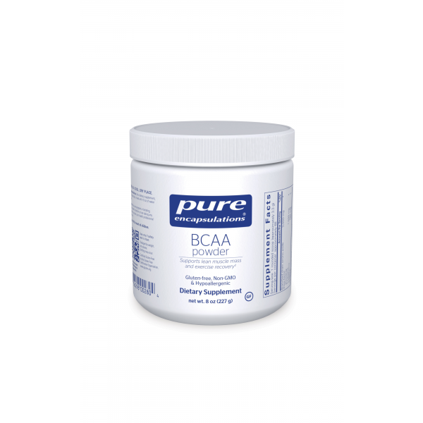 A jar of Pure BCAA Powder