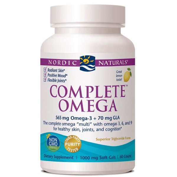 A bottle of Nordic Naturals Complete Omega
