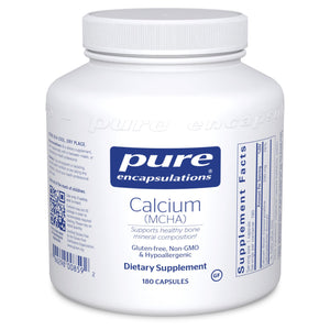 Calcium MCHA - Pure Encapsulations - 180 capsules