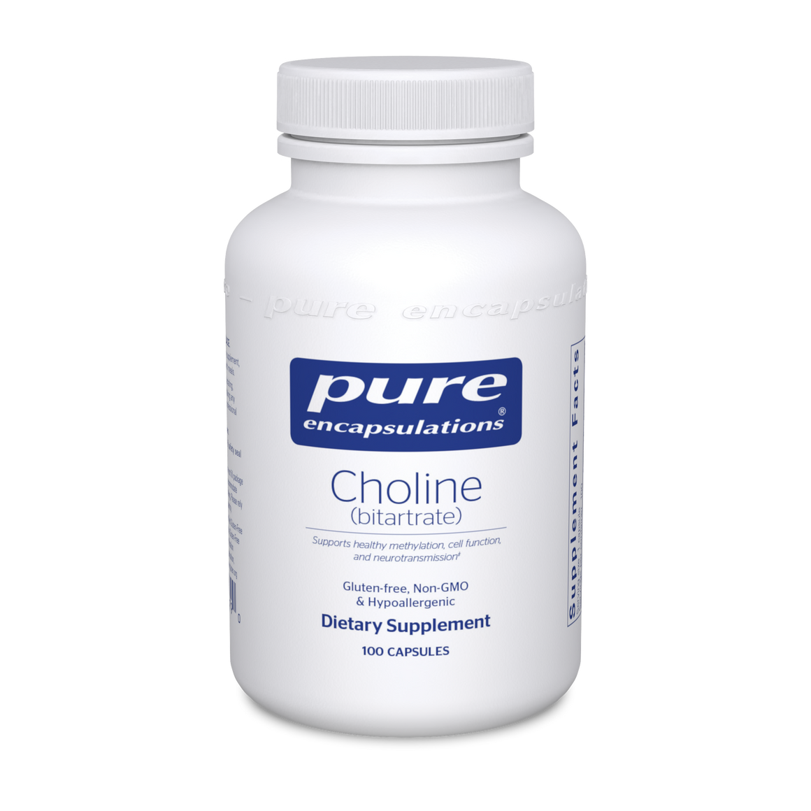 Choline (bitartrate) - Pure Encapsulations - 60 capsules