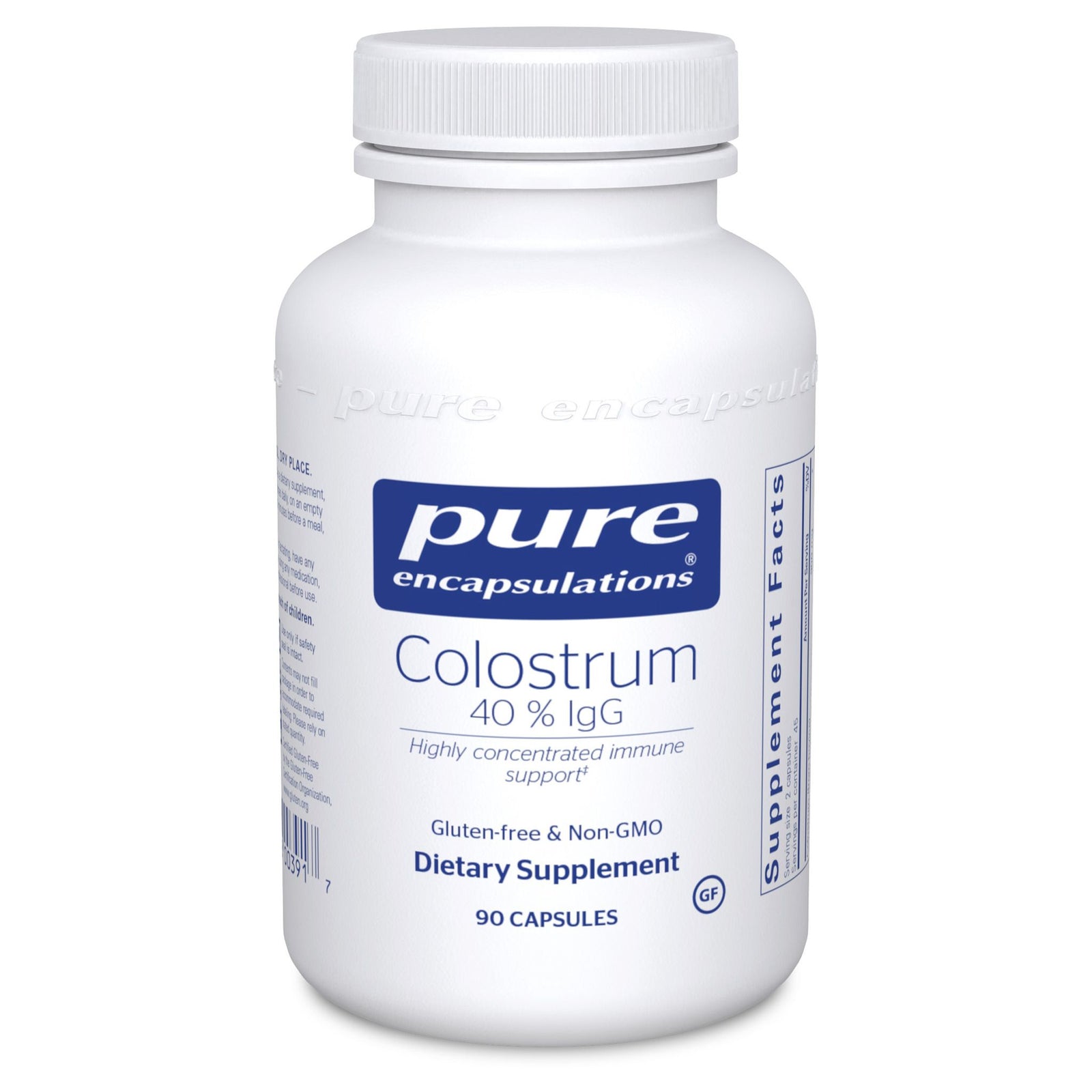 Colostrum 40% IgG - Pure Encapsulations - 90 capsules