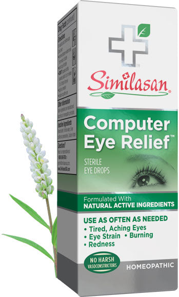 A package of Similasan Computer Eye Relief