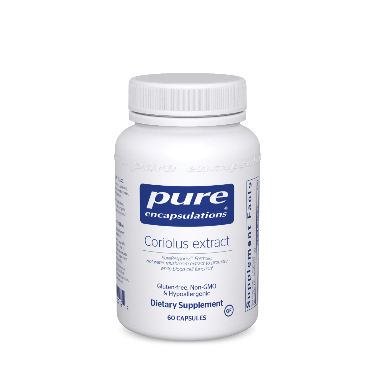 Coriolus extract Turkey Tails - Pure Encapsulations - 60 capsules