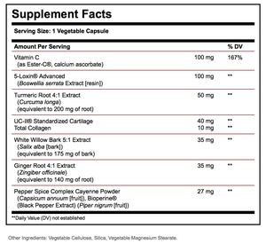 Supplement Facts for Solgar® No. 7