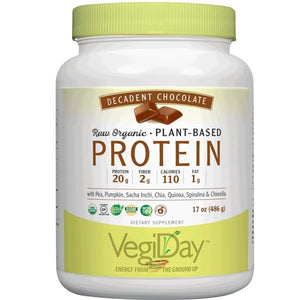 VegiDay™ Raw Organic Plant-Based Protein Decadent Chocolate